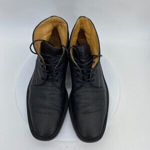 Wilson And Dean For Wilkes Bashford Men Size 9 Leather Chukka Dress Shoes Black